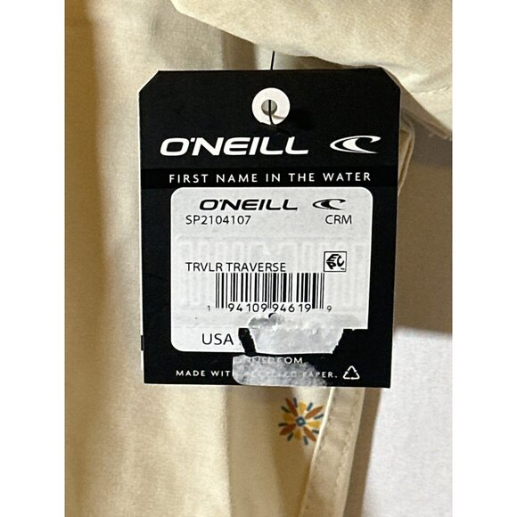 O'Neill Mens Trvlr Series Traverse Button Down Shirt UPF 50+ Sun, Size S, NWT - Picture 2 of 4